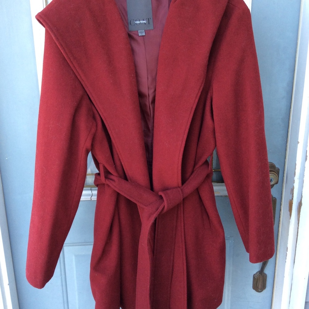 Vera Wang Shawl Hood Coat Sz XL